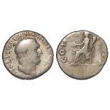 Vitellius silver denarius [regular Series], Rome Mint April-May 69, reverse:- Concordia seated left,
