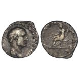 Vitellius silver denarius, regular series, Rome Mint April-May 69 A.D., reverse:- Concordia seated