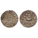 Irish silver penny of John as King, Third Coinage c.1207-1211, of Dublin by the moneyer Roberd,