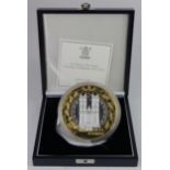 Alderney Fifty Pounds 2002 Queen Elizabeth II Golden Jubilee. One Kilo Silver Proof FDC boxed as