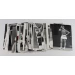 Tennis 8x10" and smaller Press Photos c1980's and 1990's, inc Wimbledon, Australian Open,