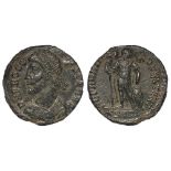 Procopius, bronze centenionalis, large module, reverse:- REPARATIO FEL TEMP, type, in exergue *SMH