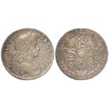 Crown 1676 V.Octavo, S.3358, nVF, a couple of scratches.