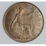 Penny 1921 UNC