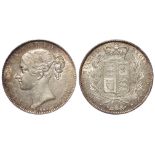 Crown 1844 cinquefoils, S.3882, VF/GVF