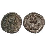 Vabalathus and Aurelian joint coinage of Alexandria, Egypt, 270-271 A.D. billon tetradrachm,