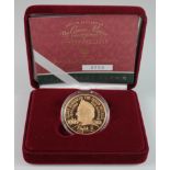 Crown 2000 "Centenary" gold Proof FDC boxed as issued