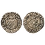 James I silver halfgroat, Third Coinage 1619-1625, mm. Thistle, 1621-1623, Spink 2671, round and