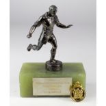 Football Memorabilia:- 1) A good facsimile copy of an F.A. Cup Winners Medal. 2) Birmingham City