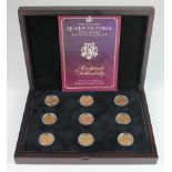 Sovereigns (9) "The complete Queen Victoria Old Head Sovereign collection". A date run from 1893 -