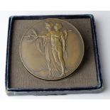 British Commemorative Medal, bronze d.76mm: Cenotaph, Signing of the Armistice Tenth Anniversary