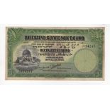 Palestine 1 Palestine Pound dated 20th April 1939, serial J034247 (TBB B102c, Pick7c), 2 small