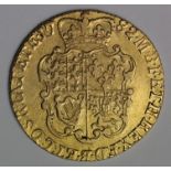 Guinea 1782 Fine, scratch in right field.