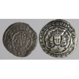 Henry II silver penny, Short Cross type Class 1b, curls 2/5, reverse:- +PIERES.ON. LVND, London