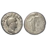 Otho silver denarius, Rome Mint March-April 69, reverse:- Aequitas standing left, holding scales and