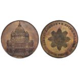 Token, 18thC : H. Young, Dealer in Coins, Ludgate St, London, Penny 1794 featuring St Paul's, D&H