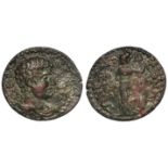 Pisidia Termessos Major, 2nd. - 3rd. century A.D., obverse:- Bust of Hermes with caduceus at
