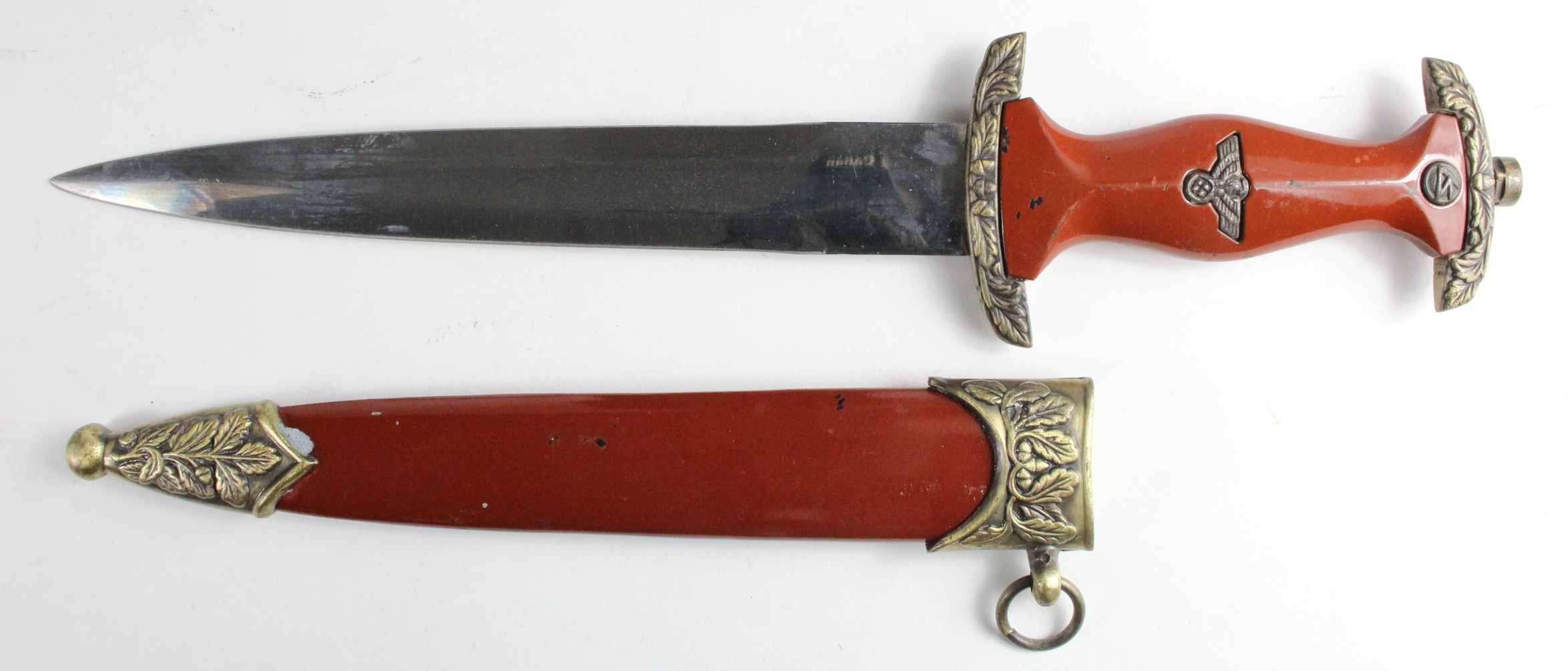 German SA dagger a reproduction SA Honour dagger, plain blade.