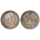 Shilling 1693, S.3437, bold F-GF