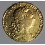 Guinea 1771 ex-mount, heavily cleaned Fair.