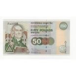 Scotland, Clydesdale Bank PLC 50 Pounds dated 25th April 2003 signed Ross Pinney, VERY LOW serial