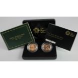 Sovereigns (2) "The First World War Centenary Sovereigns". A two coin set with Sovereigns dated 1914