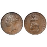Penny 1854 OT, EF