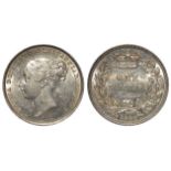 Shilling 1839, no initials on trunc., S.3904, EF