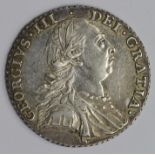 Shilling 1787 without hearts, nEF