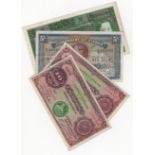 World (4) Cyprus Five Shillings P22 GF, Irag ¼ Dinar P16 GVF & Mozambique 10 Centavos x2 both P53