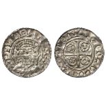 William II silver penny, PAXS type, Spink 1257, obverse reads:- +PILLELEM REX, reverse reads:- +