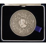 British Commemorative Medal, silver d.63mm, 153.3g: William Morris Silver Centenary Medal 1996 by