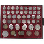 Reproductions and forgeries of ancient coins, especially Greek (51) some of which made of silver and