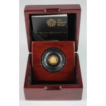 One Pound gold Proof Britannia (1/20th oz) FDC boxed as issued