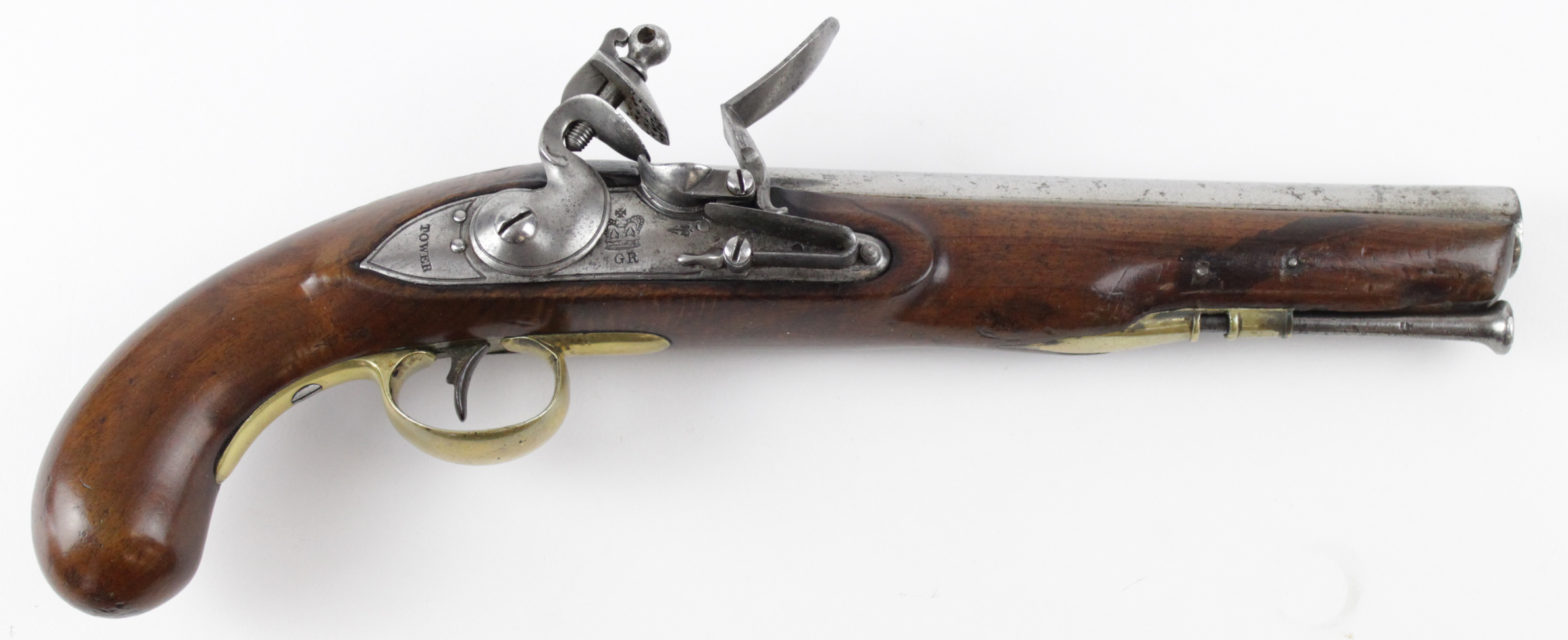 Flintlock Pistol, Tower 1796 pattern Heavy Dragoon Pistol .753. Super quality gun with interesting