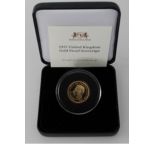 Sovereign 1937 Proof aFDC in a "Harrington & Byrne" box with certificate (original purchase price £