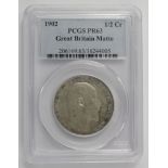 Halfcrown 1902 matt Proof. PCGS slabbed as PR63