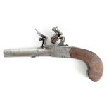 Late 18th century flintlock boxlock pocket pistol signed Tindale & Dutton, London