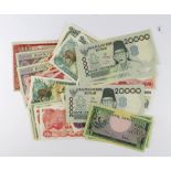 Indonesia (33), a collection of high grade notes date range 1956 to 1998 with denominations from 1