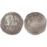 Charles I silver crown of Exeter, mm. Castle/Castle, dated 1645, same dies as Brooker pl. XCVIII,