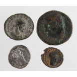 Augustus as of Rome 11-12 A.D., dated series, reverse reading PONTIF MAXIM TRIBVN POT XXXIIII,