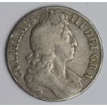 Crown 1696 Octavo, third bust, S.3472, F/VG