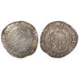 Charles I silver shilling, Tower Mint under the King 1625-1642, mm. Plume 1630-1631, Group C,