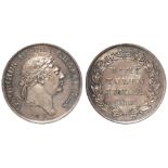 Three Shillings Bank Token 1813, S.3770, light blue-grey toned EF, tiny edge nick.
