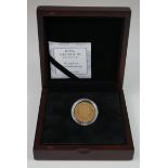 Sovereign 1820 "Closed 2" near Fine in a "Westminter" box with certificate