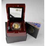 Twenty Five Pounds (Quarter ounce) 2018 "Queens Beasts The Red Dragon" Proof FDC boxed as issued