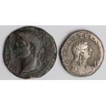 Divus Augustus, as struck by Tiberius, Rome Mint, 15-16 A.D., obverse:- Radiate bust left,