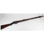 Rifle .577 / 450 obsolete calibre Martini - Henry MKII 'Zulu Wars' service rifle. The bore is very