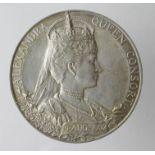 British Commemorative Medal, silver d.55mm: Edward VII Coronation 1902, official large silver issue,