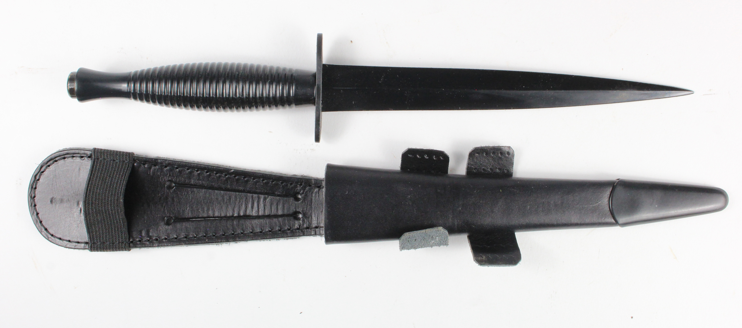 Fairbairn Sykes Commando dagger, an unissued condition crows foot stamped example with Sheffield